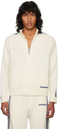 Dsquared2 Zip-Up Knit Sweater