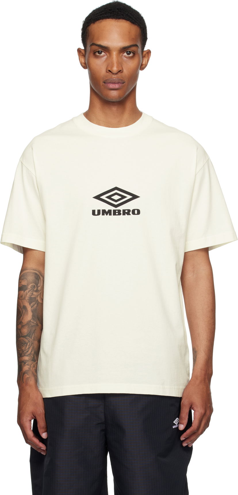 Majica Umbro Umbro Basic T-Shirt Bela | UBMW0327JY98