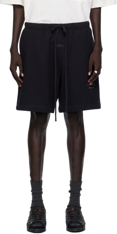 Kratke hlače Fear of God ESSENTIALS Soccer Fleece Shorts Črna | 160SP252000F, 0