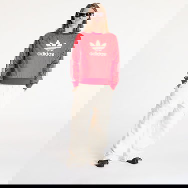Pulover adidas Originals Wales Bonner x Nylon Sweatshirt Better Scarlet Rdeča | JE5994, 3