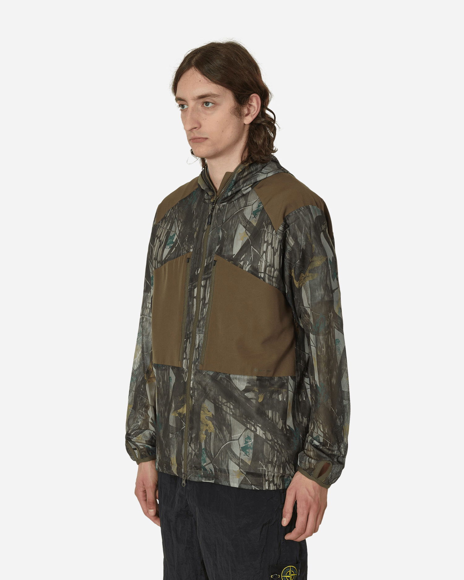 Jakna Snow Peak Printed Insect Shield Mesh Jacket Zelena | JK-23SU014 KH, 1