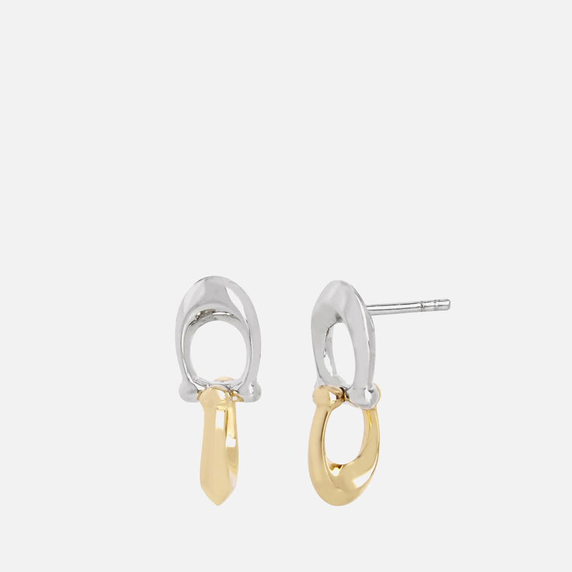 Uhani Coach Two-Tone Earrings Kovinski | 37351443TWO974