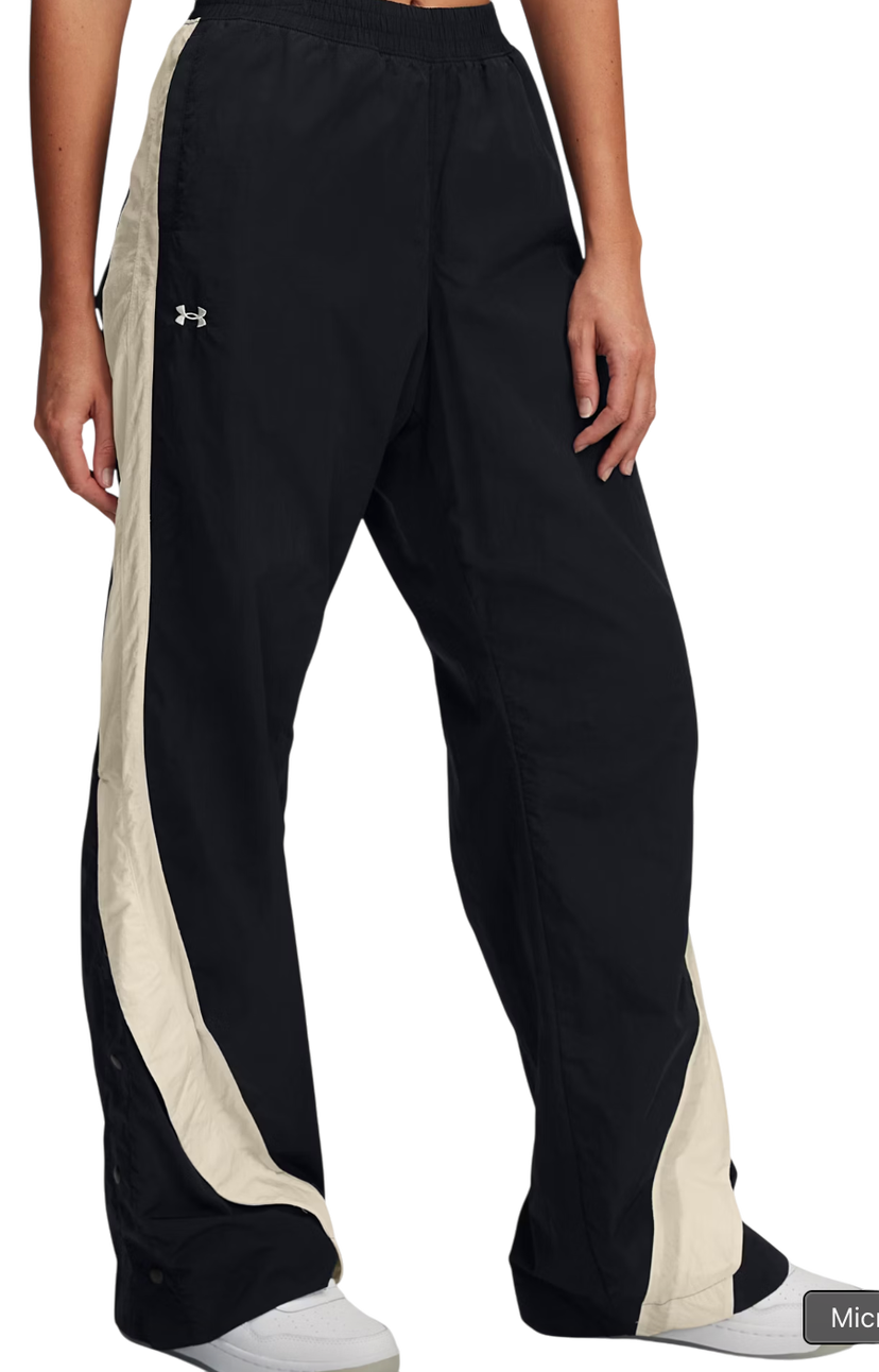 Trenirka Under Armour Icon Crinkle Tear-Away Pants Črna | 6000277-001