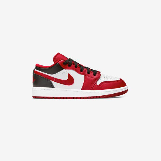 Superge in čevlji Jordan Air Jordan 1 Low "Reverse Black Toe" GS Rdeča | 553560-163, 1