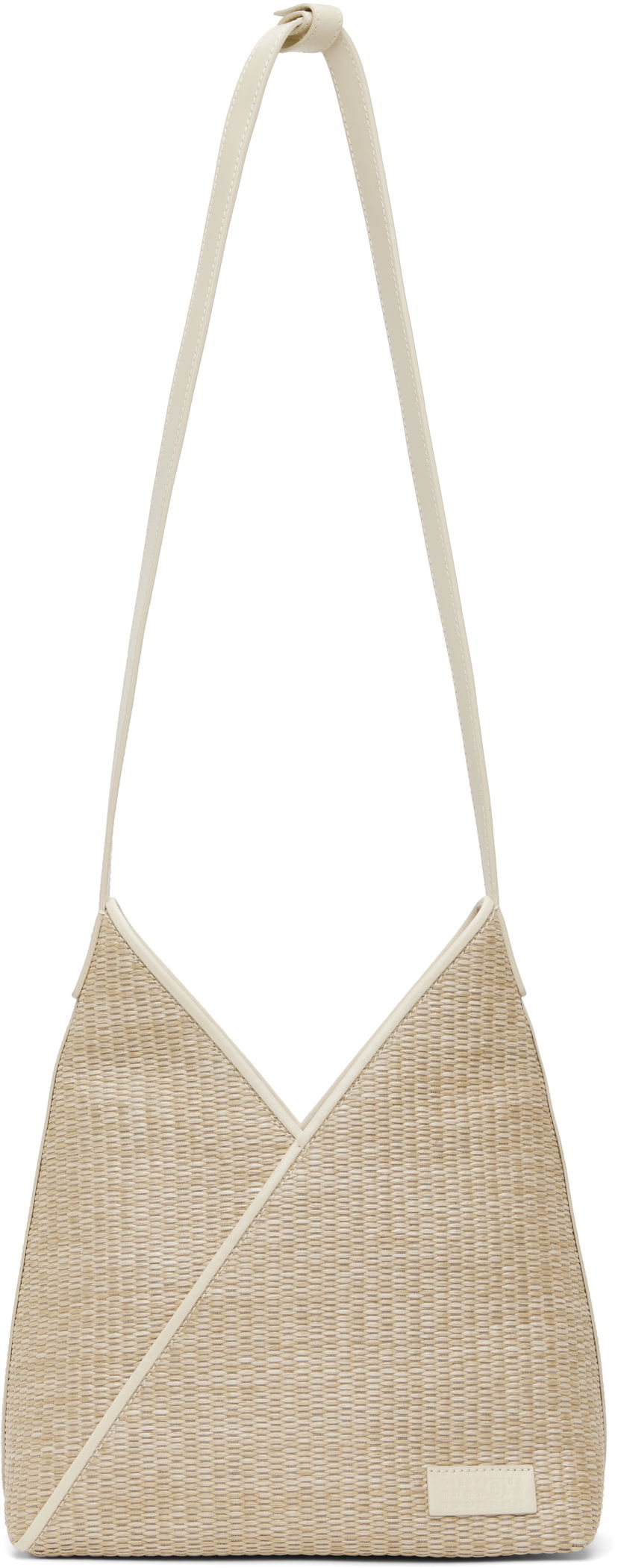 Torbica Maison Margiela MM6 Maison Margiela Raffia Shoulder Bag Bež | SB5ZH0019 P7256