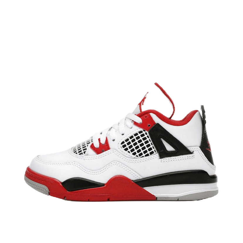 Superge in čevlji Jordan Jordan 4 Retro Fire Red (2020) Bela | BQ7669-160