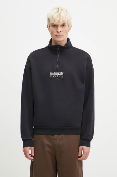 Pulover Napapijri Sweatshirt With Print Črna | NP0A4I6N9411, 0