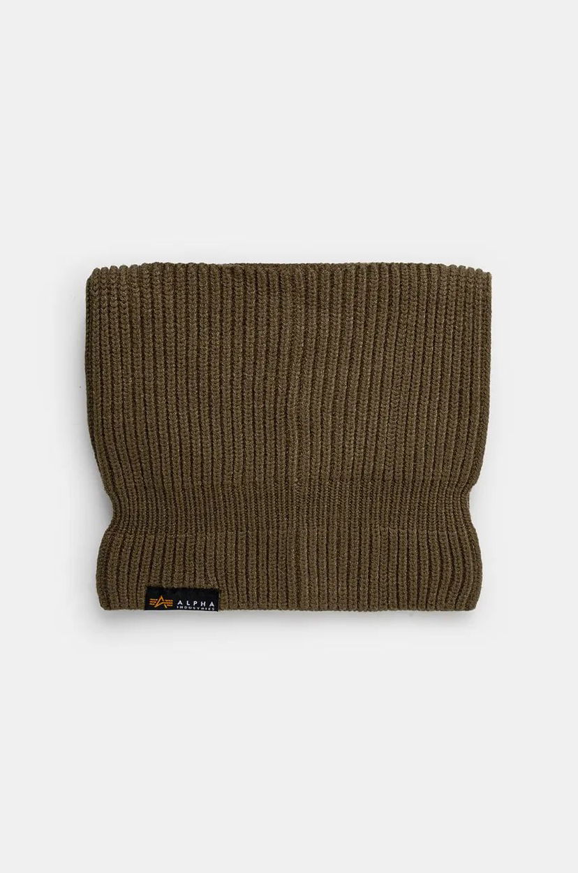Šala Alpha Industries Knitted Neck Warmer Zelena | 138901.142