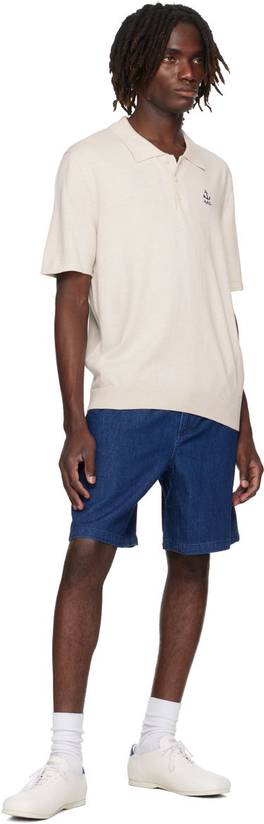 Polo majica A.P.C. A.P.C. Octave Knit Polo Bež | COGDK-H23415, 3