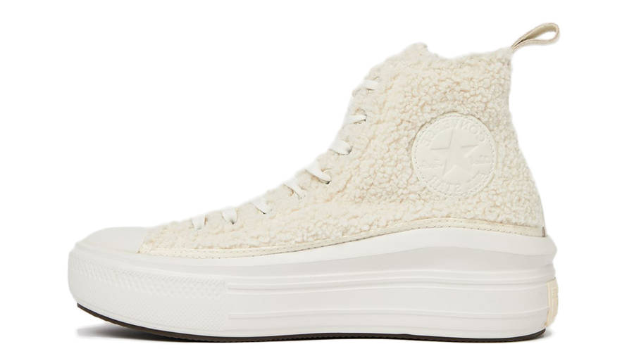 Superge in čevlji Converse All Star Move High "Perfect Is Not Perfect - Egret" Bela | 573074C, 0
