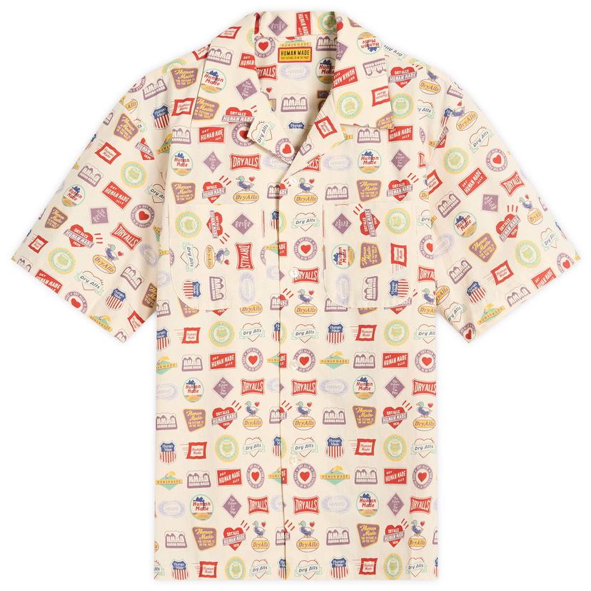 Srajce Human Made Souvenir Vacation Shirt, Size Large Bež | HM29SH016-WHT