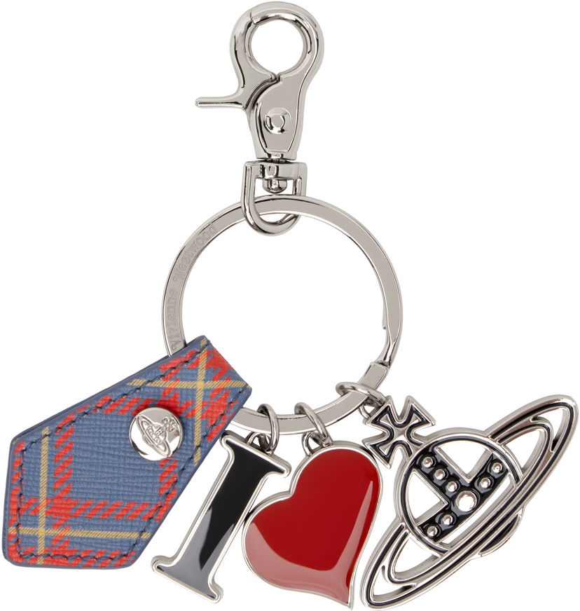 Obeski za ključe Vivienne Westwood Vivienne Westwood 'I Love Orb' Keychain Večbarvna | 8203011EU-S0022-