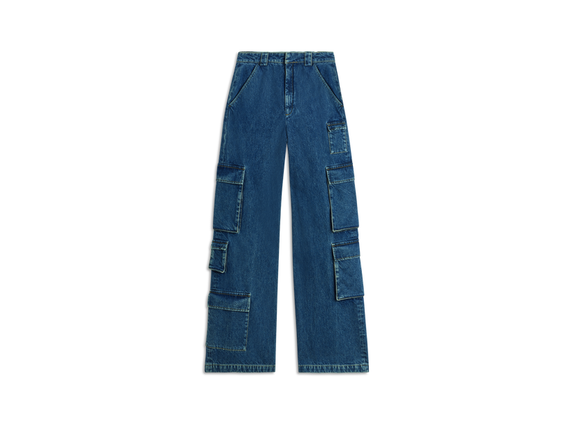 Cargo hlače AXEL ARIGATO Roam Cargo Jeans Modra | A2105001