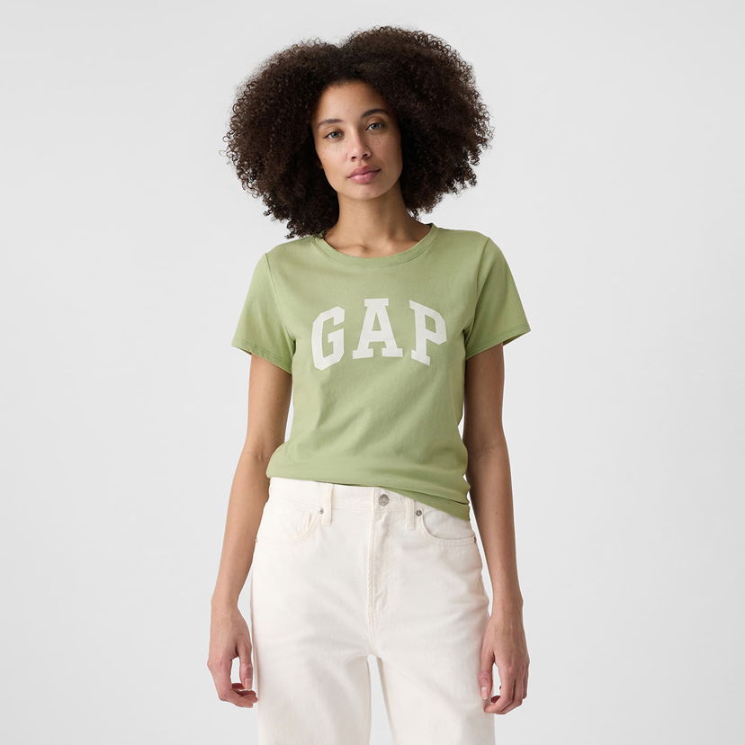 Majica GAP T-shirt Logo Shortleeve Tee Desert Sage XS Bež | 417797-14