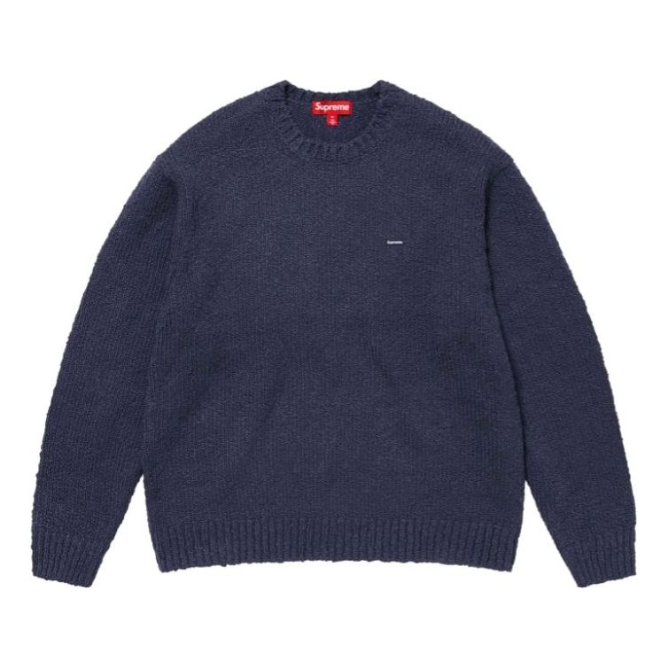Pleteni pulover Supreme Small Box Boucle Sweater Modra | SUP-SS24-100