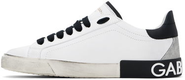 Superge in čevlji Dolce & Gabbana Off-White Portofino Vintage Sneakers Bela | CS2203AO277, 2