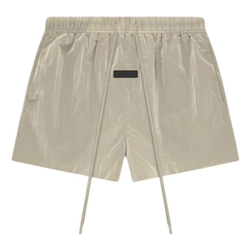 Kratke hlače Fear of God Crinkle Nylon Running Shorts Bež | 160SP244131F