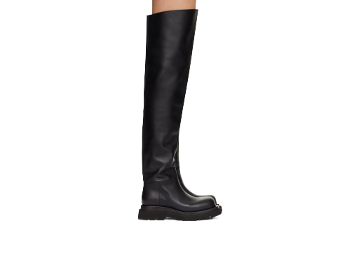 Superge in čevlji Bottega Veneta Lug Boots "Black" Črna | 716226 V1AY0