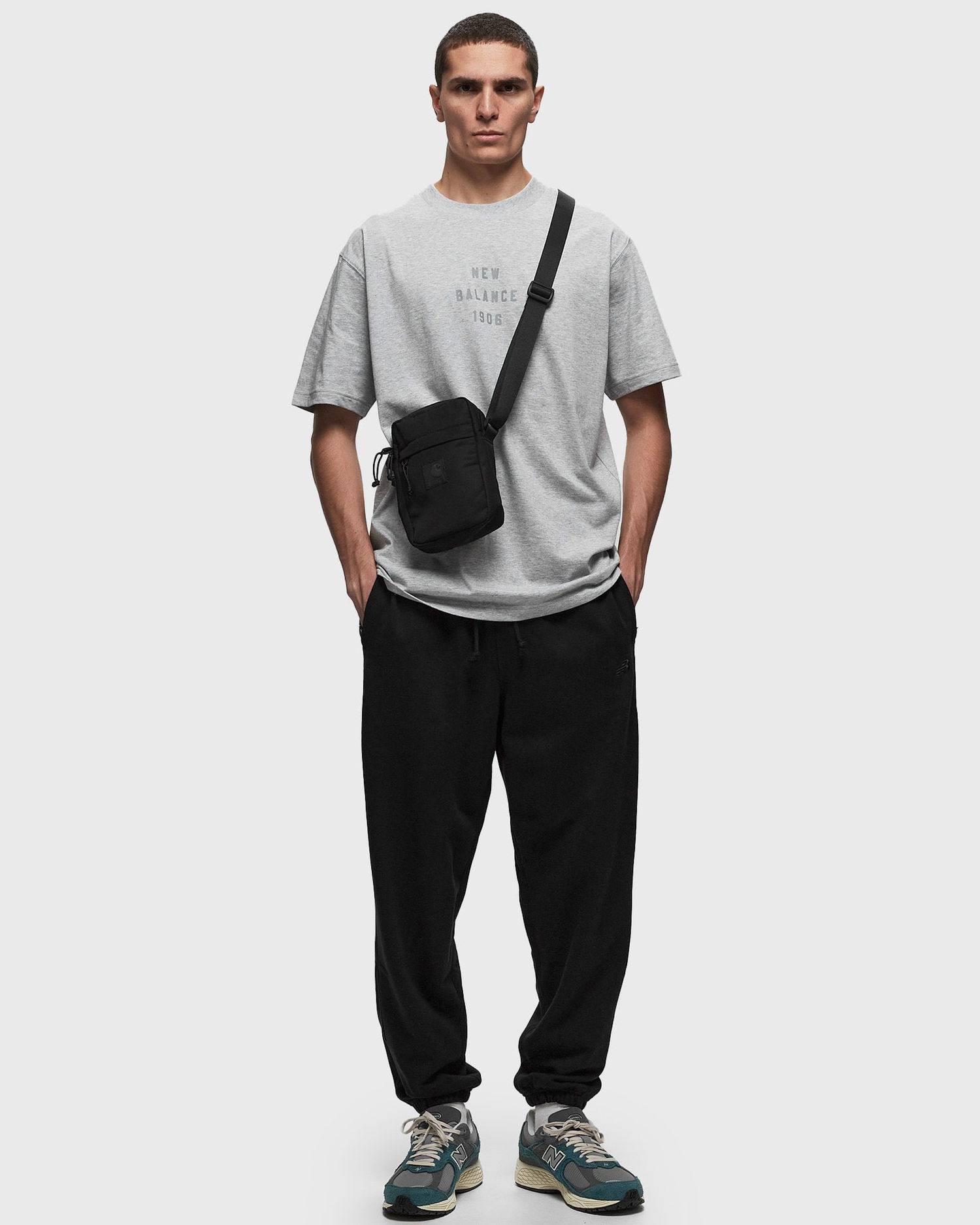 Trenirka New Balance Sweatpants Črna | MP41508BK, 1