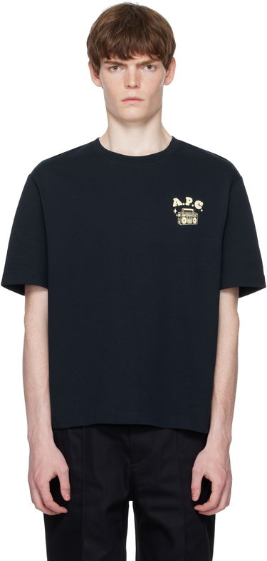 Majica A.P.C. A.P.C. Disco Graphic T-Shirt Črna | COHGS-M26530, 0