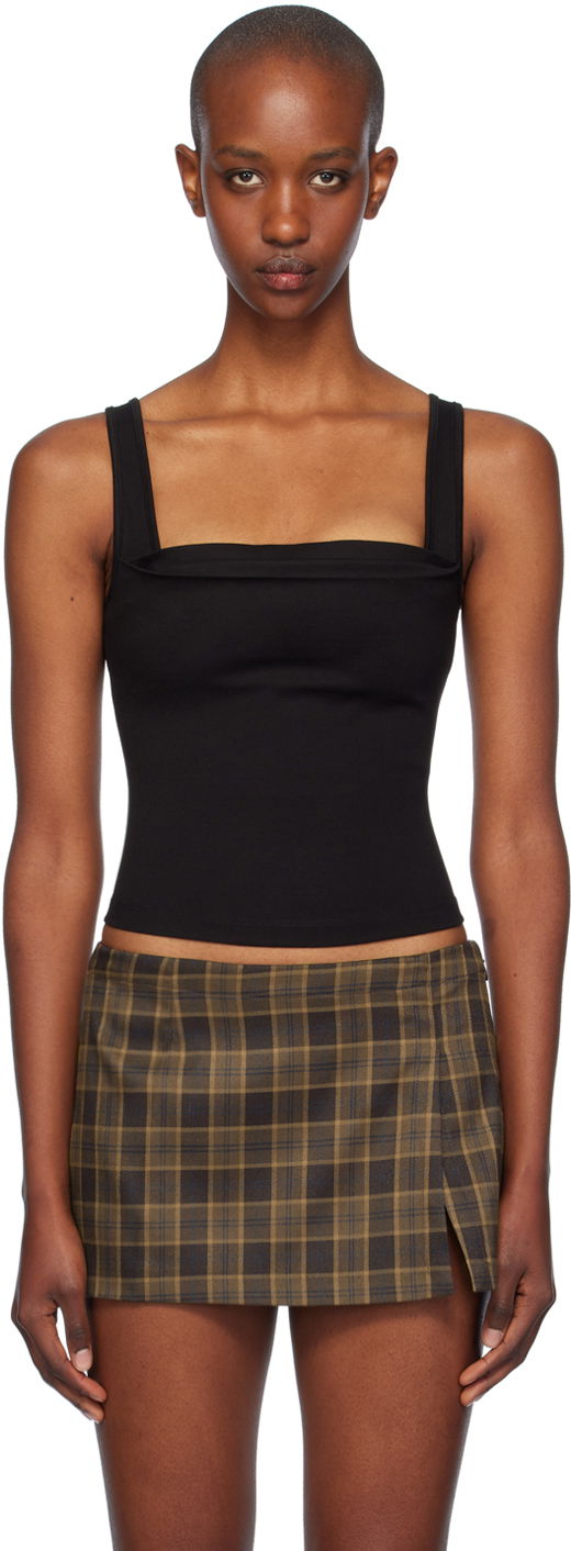Krila Miaou Miaou Luna Tank Top Rjava | 7110PONBLK
