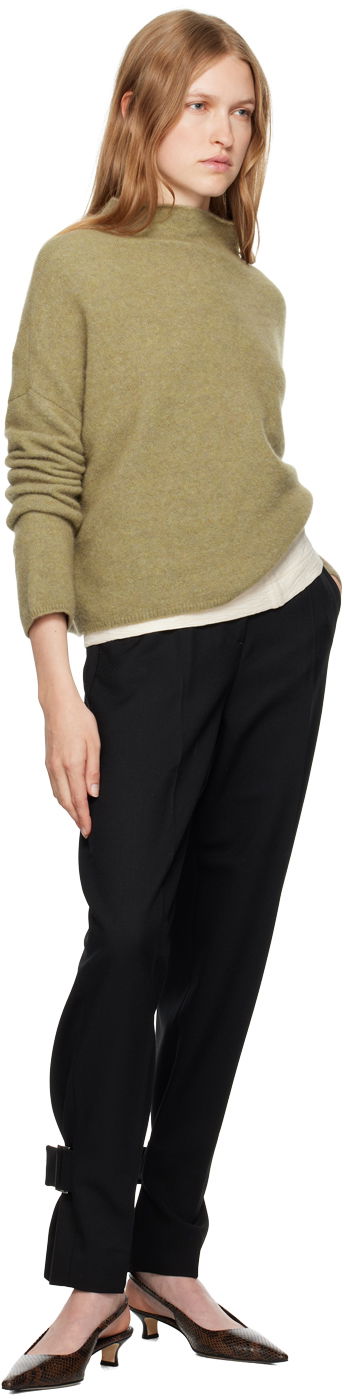 Hlače TOTEME Slouch Trousers Črna | 244-WRB0213-FB0314, 3