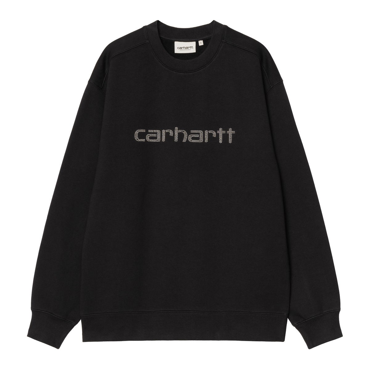 Pulover Carhartt WIP Rivet Script Sweatshirt Črna | I034420_9, 0