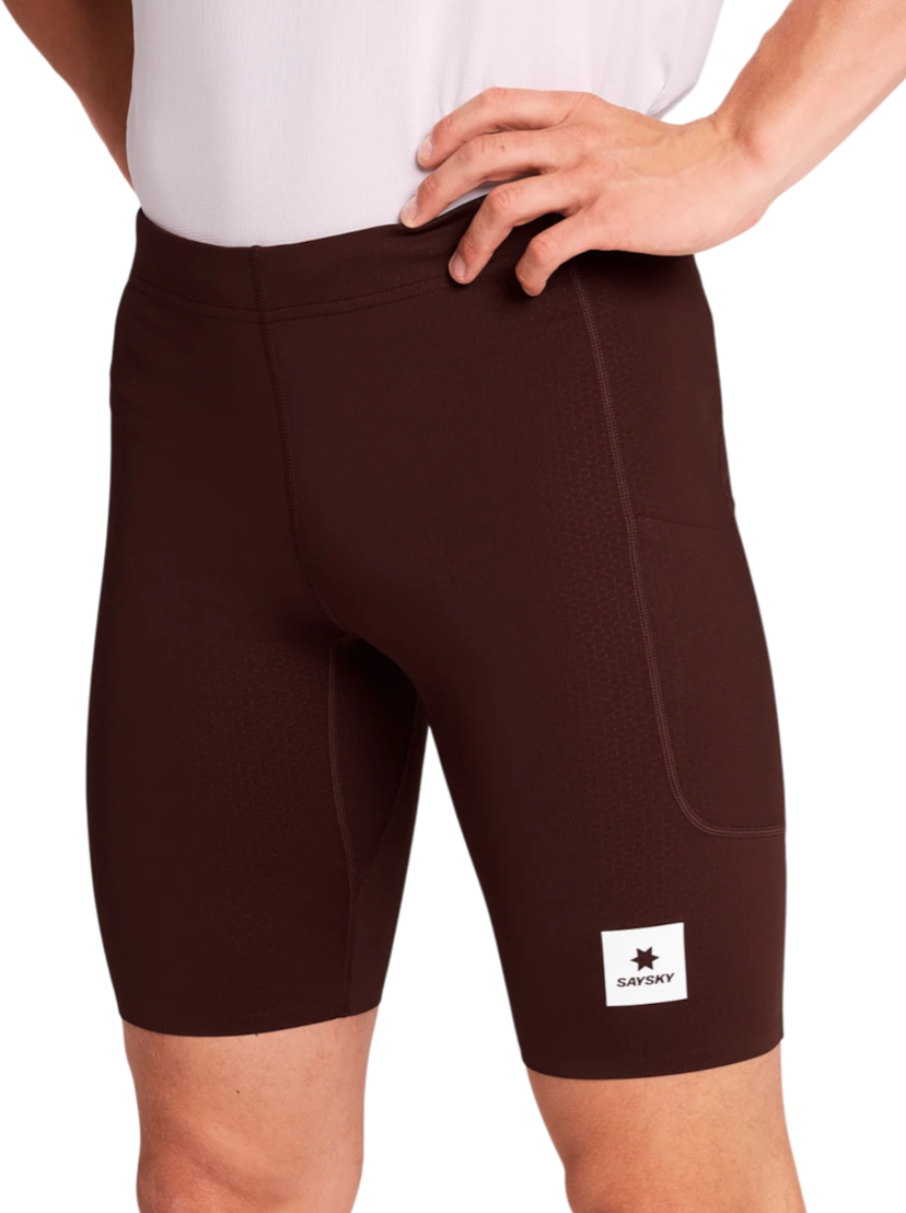 Nogavice Saysky Saysky Combat+ 9" Short Tights Rjava | omrst31c508-omrst31c508
