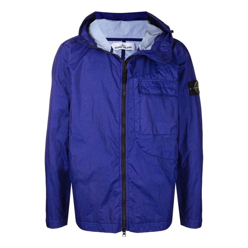 Vetrovka Stone Island Membrana 3L TC Hooded Jacket Modra | 761540223-V0022