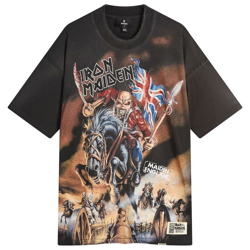 Majica Represent Clo Iron Maiden Steed Graphic Tee Črna | MLM100581-04