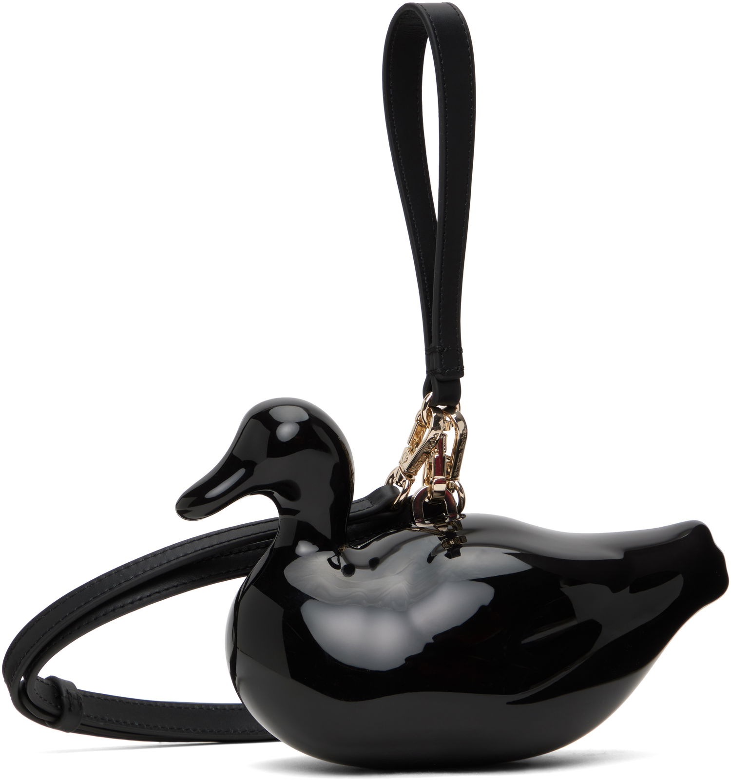 Torbica Simone Rocha Simone Rocha Duck Clutch Črna | BAG181 0773, 1