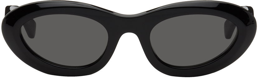 Sončna očala Bottega Veneta Bottega Veneta Oval Sunglasses Črna | BV1191S-001