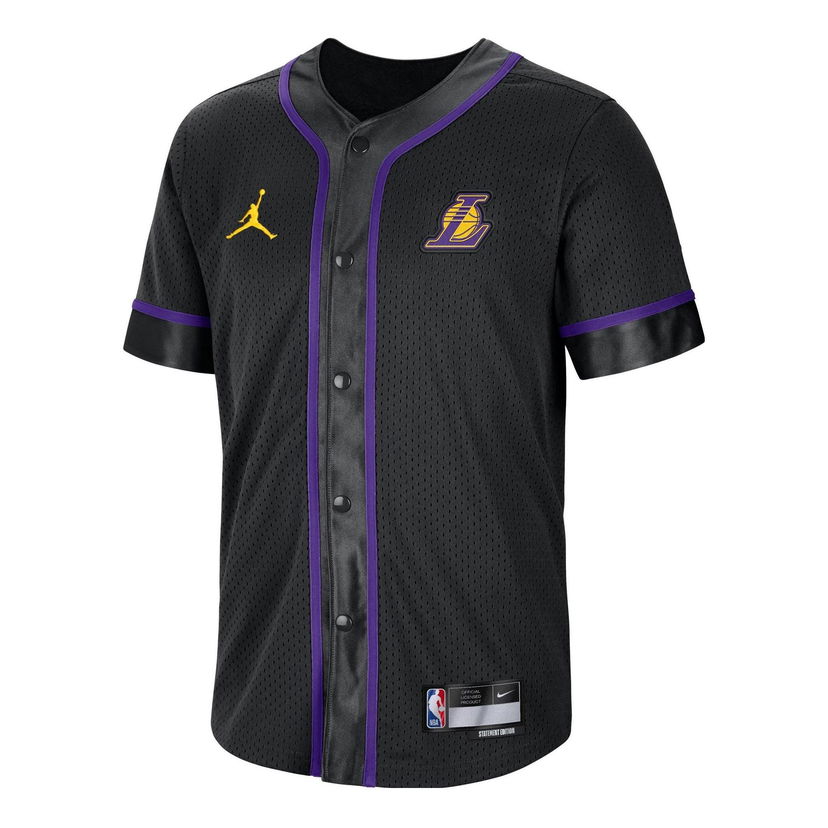 Dres Jordan Los Angeles Lakers Statement Edition Baseball Jersey Črna | DR2407-010