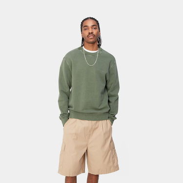 Pleteni pulover Carhartt WIP Duster Script Crewneck Zelena | I033065_1YF_GD, 2