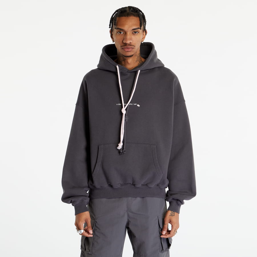 Pulover PREACH Oversized Graffiti H Washed Asphalt Siva | 206292 7353, 0