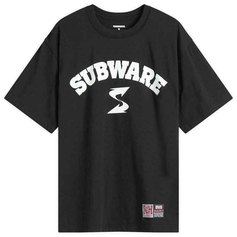 Majica Neighborhood Black Subware SS-3 Graphic T-Shirt Črna | 242PC49N-ST03-BLK