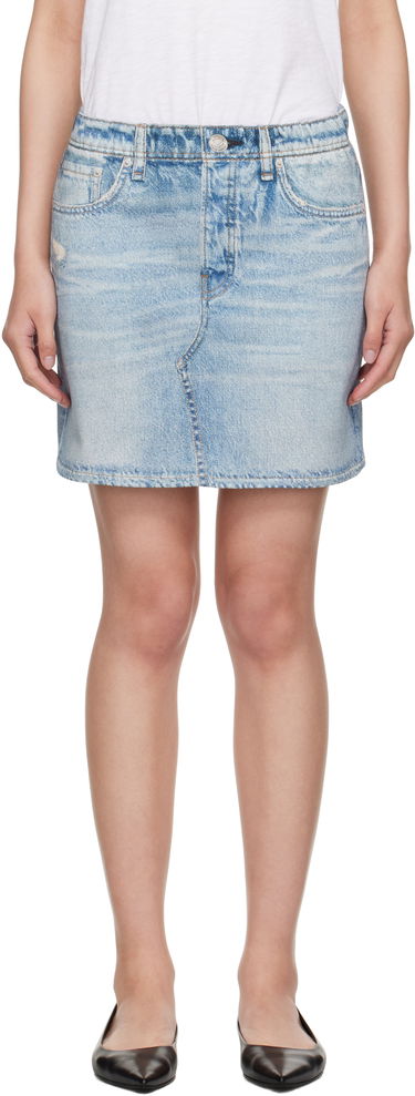 Krila rag & bone rag & bone Miramar Terry Miniskirt Modra | WCW25PB0048204, 0