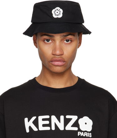 Pulover KENZO Logo Patch Bucket Hat Črna | FF58AC414F34, 0