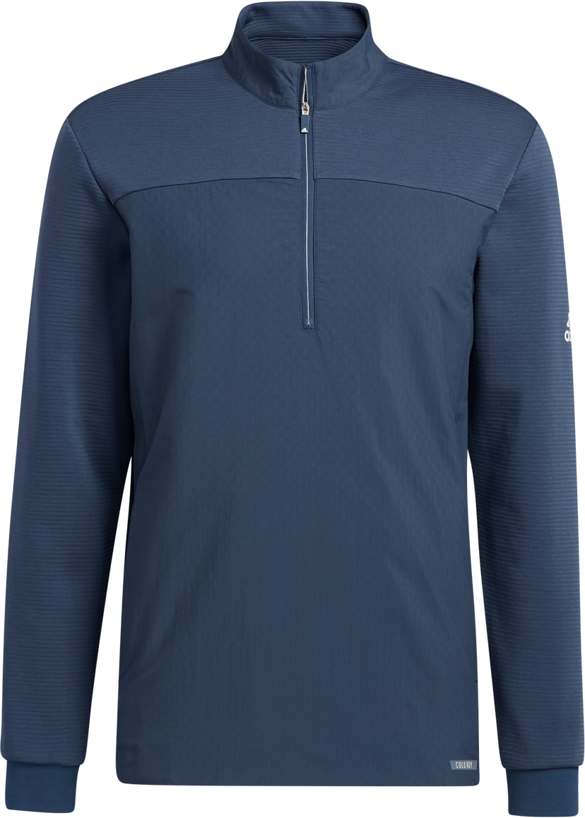 Pulover adidas Originals Recycled Content COLD.RDY Quarter-Zip Sweatshirt Mornarica | gr3088