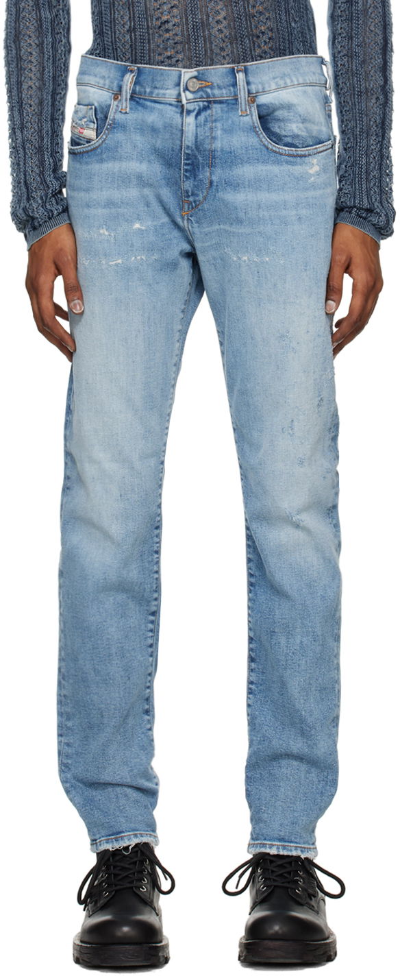 Kavbojke Diesel D-Strukt Slim Jeans Modra | A0355809E73