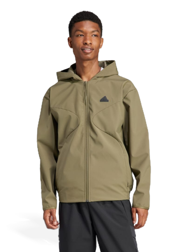 Pulover adidas Performance Sportswear City Escape Full-Zip Zelena | IJ6091