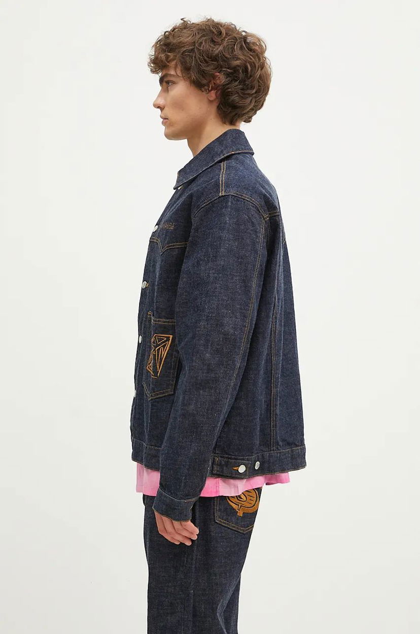 Jakna BILLIONAIRE BOYS CLUB Denim Jacket Selvedge Modra | B24303