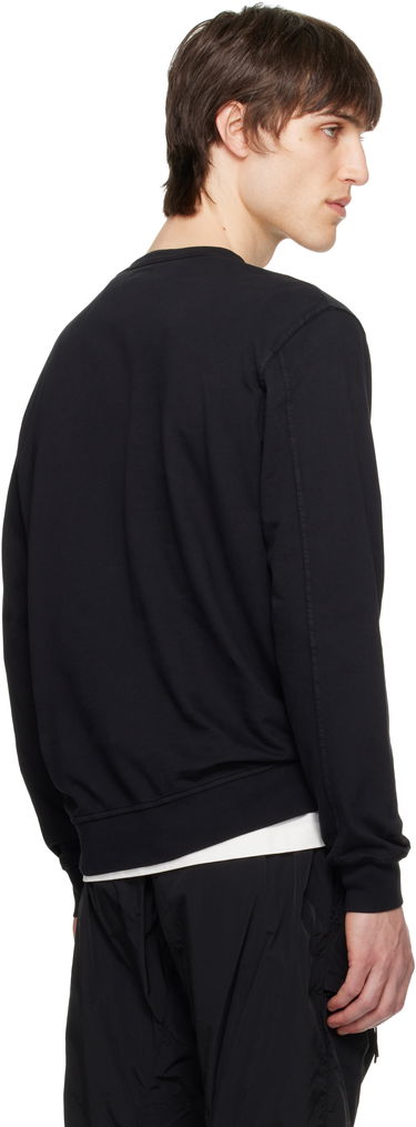 Pleteni pulover C.P. Company C.P. Company Light Fleece Crewneck Sweatshirt Črna | 18CMSS019A-002246G, 2