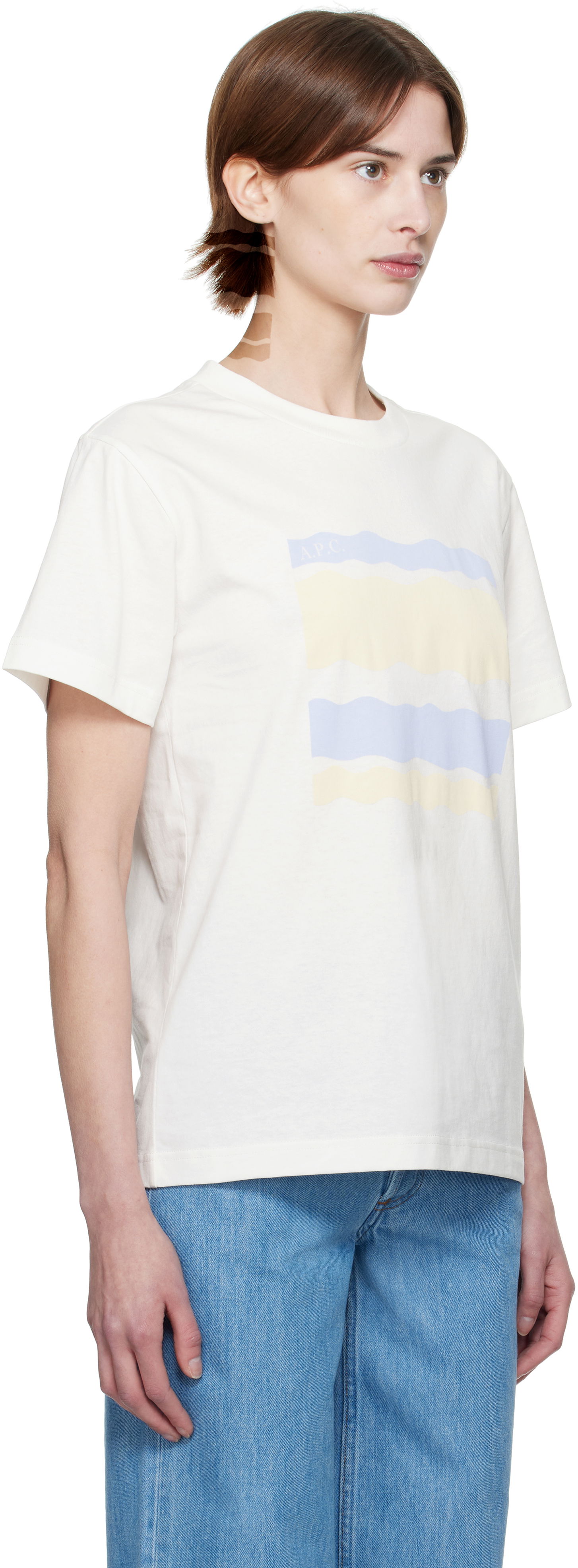 Majica A.P.C. A.P.C. Malone Graphic T-Shirt Bela | COGCK-M26506, 1