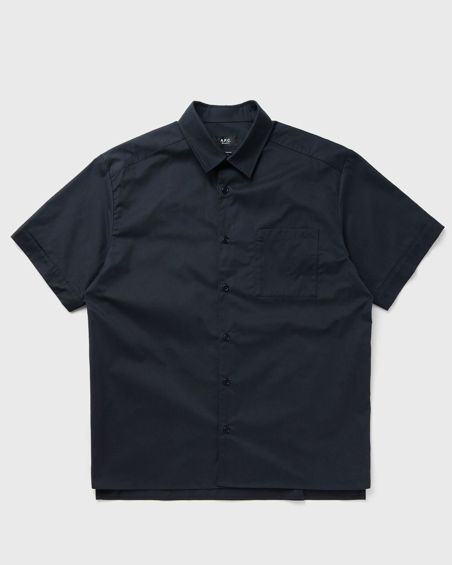 Srajce A.P.C. A.P.C. Ross Logo Short Sleeve Shirt Mornarica | COGZR-H12623-IAK, 0
