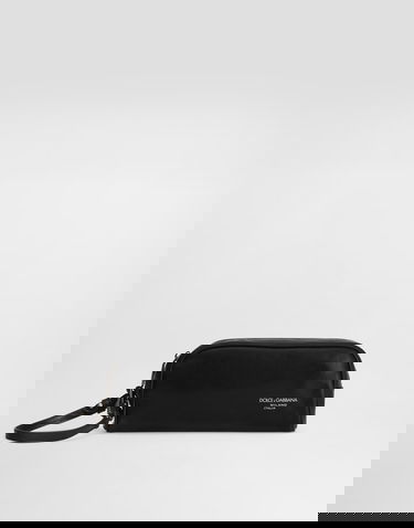 Potovalna torba Dolce & Gabbana Tempesta Calfskin Toiletry Bag Črna | BP3456AU99480999, 0