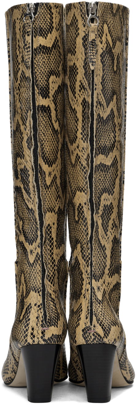 Oblačila Aeyde Aeyde Cecilia Tall Boots Bež | A11-KB-PECP75BL83-FW24-957-064, 1