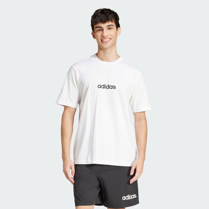 Majica adidas Performance Essentials Linear Logo Tee Bela | JE9000