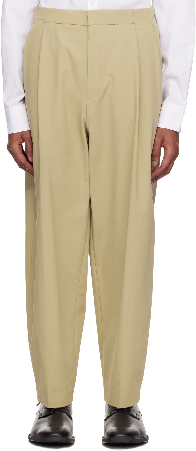 Hlače BOSS Hugo Modern-Fit Trousers Bež | 50532940