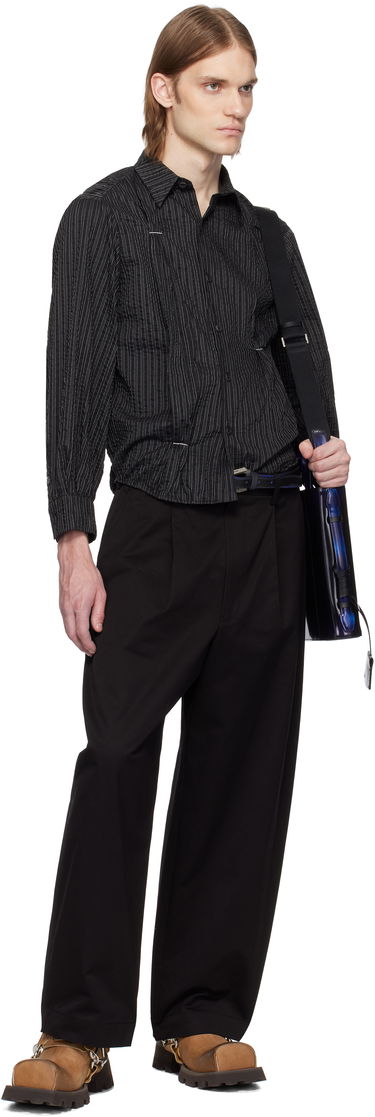 Srajce ADER ERROR ADER error Pinstriped Shirt Črna | BO01SSSH0105BK, 3